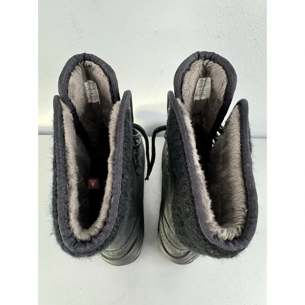 North Face Shellista II Mid Winter Boots Womens 8 Faux Fur Lined Insulated Black